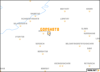 map of Gorshata