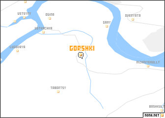 map of Gorshki