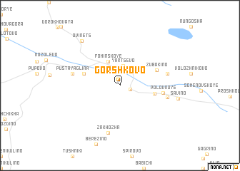 map of Gorshkovo
