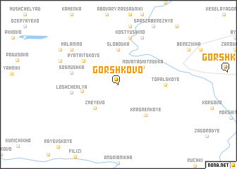 map of Gorshkovo