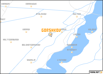 map of Gorshkov