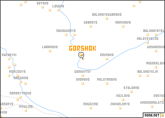 map of Gorshok