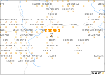 map of Gorska