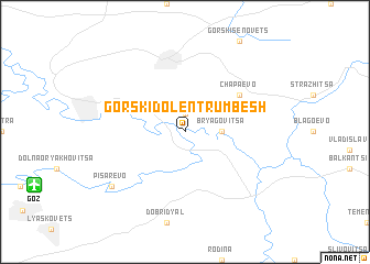 map of Gorski Dolen Trŭmbesh