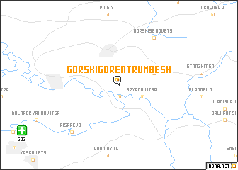 map of Gorski Goren Trŭmbesh