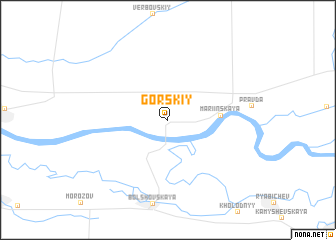 map of Gorskiy