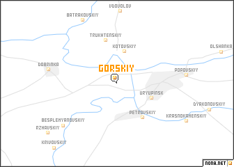 map of Gorskiy