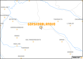 map of Gorsko Ablanovo
