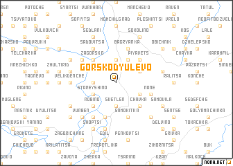 map of Gorsko Dyulevo