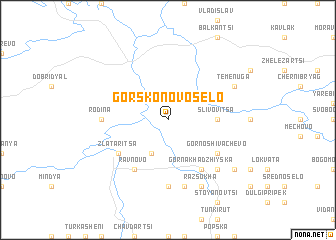 map of Gorsko Novo Selo