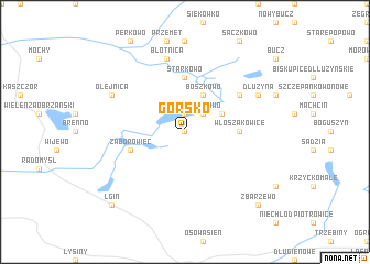 map of Górsko