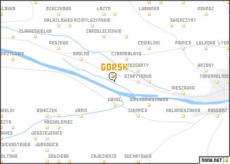 map of Górsk