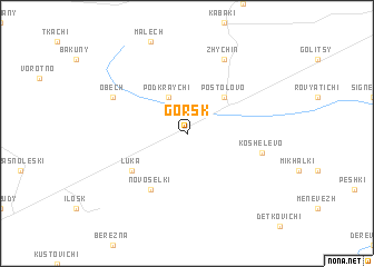 map of Gorsk
