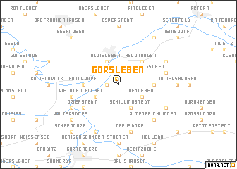 map of Gorsleben