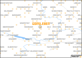 map of Gorsleben