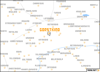 map of Gorstkino