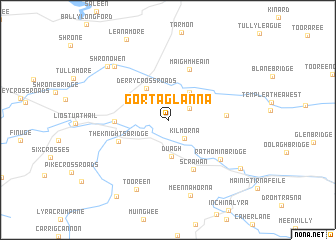 map of Gortaglanna