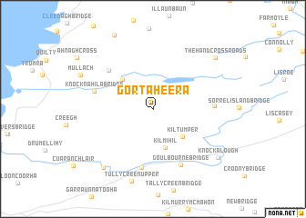 map of Gortaheera
