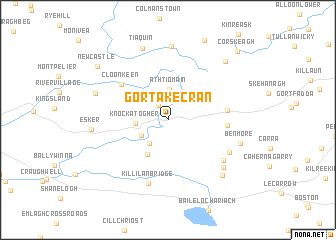 map of Gortakecran