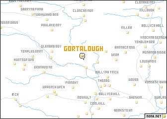 map of Gortalough