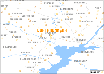 map of Gortanummera