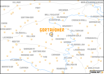 map of Gortavoher