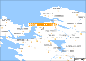 map of Gortbrack North