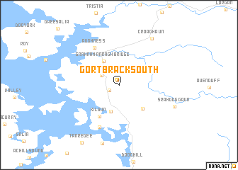 map of Gortbrack South