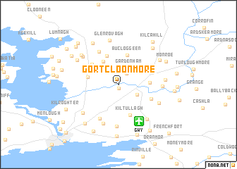 map of Gortcloonmore