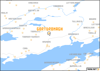 map of Gortdromagh