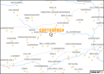 map of Gortearagh