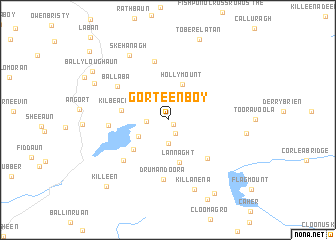 map of Gorteenboy