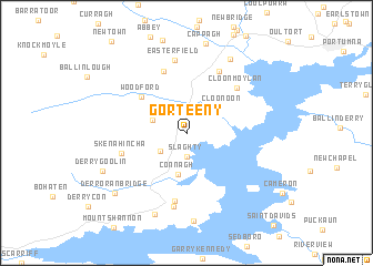 map of Gorteeny