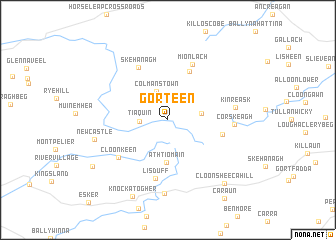 map of Gorteen