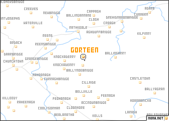 map of Gorteen