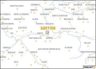 map of Gortina