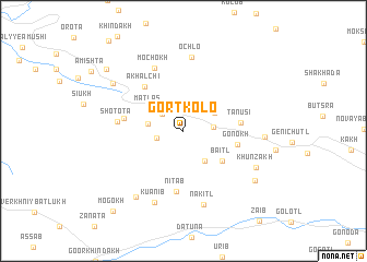 map of Gortkolo