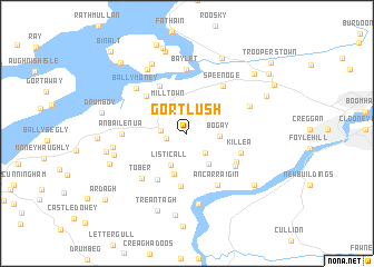 map of Gortlush