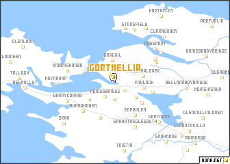 map of Gortmellia