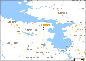 map of Gortmore