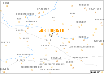 map of Gortnakistin