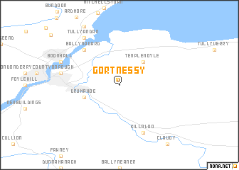 map of Gortnessy
