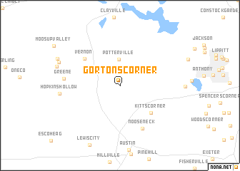 map of Gortons Corner