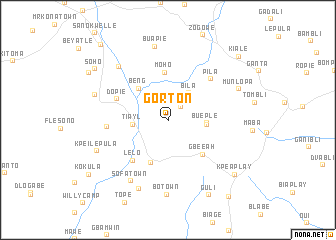 map of Gorton