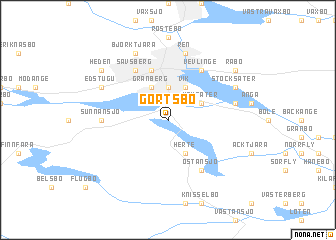 map of Görtsbo