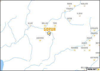 map of Gorua