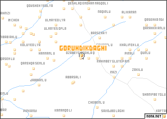 map of Gorūh Dīk Dāghī