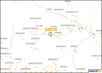 map of Gorūh