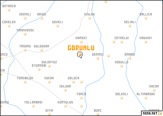 map of Görümlü