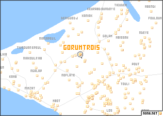 map of Gorum Trois